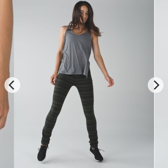 Lululemon Skinny Groove Pant Butterfly Green - Picture 2 of 7